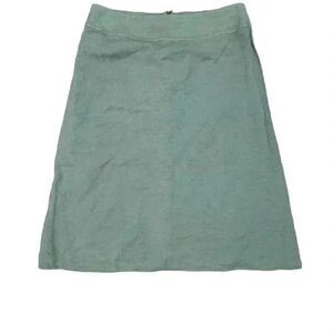 William Riera Women's Teal Viscose A-Line Lined Skirt NEW